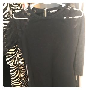 Express fitted dress